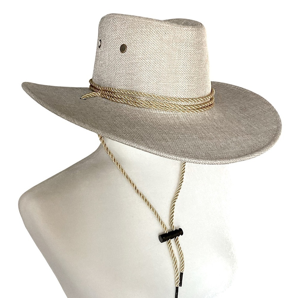Luxtrada Classic Western Cowboy Aussie Hat Twisted Rope Strap New! Choose Color